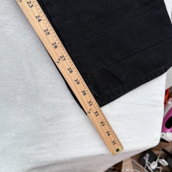 Dickies Pants Men 34x32 Black Canvas Carpenter Workwear Straight Leg - Picture 6 of 10